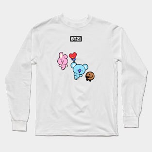 bt21 bts exclusive design 11 Long Sleeve T-Shirt